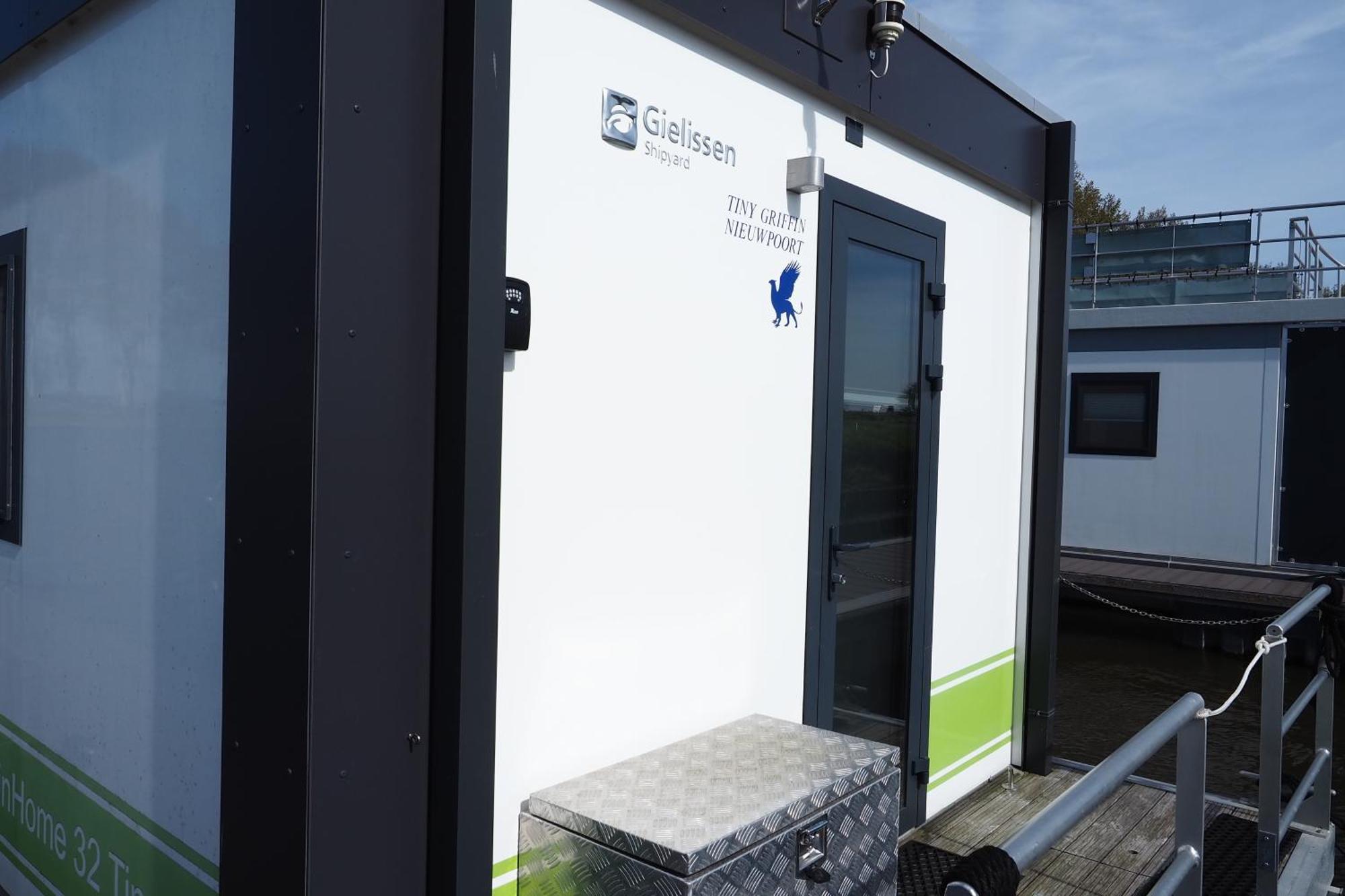Hotel Houseboat Tiny Griffin Nieuwpoort Exteriér fotografie